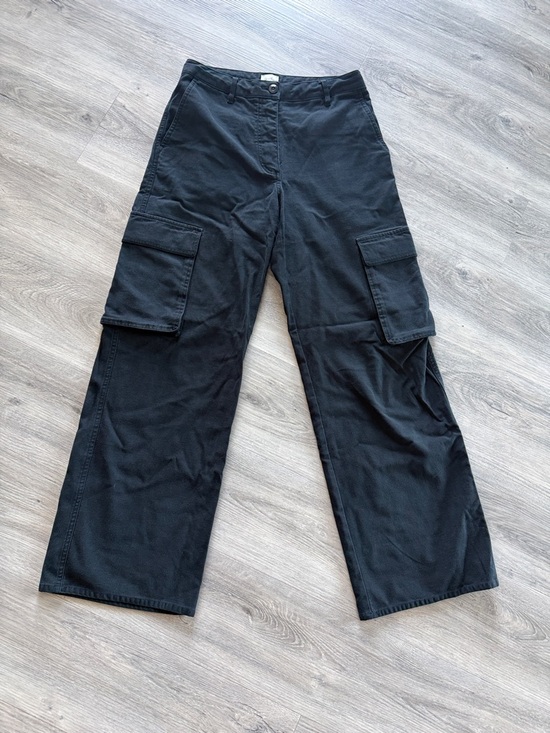 Wilfred Pants - Aritzia Wilfred free Black Wide-Leg cargo Pants size 8